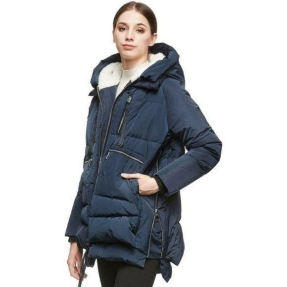 Orolay Women's Thickened Down Winter Snow Jacket Size XS Relaxed